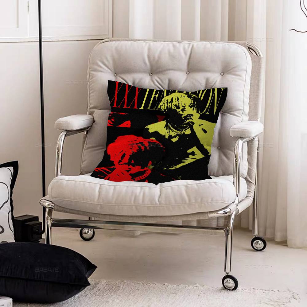 Hip Hop Z-XXXTentacion Personalized picture text home decorative pillows Household Gifts 45x45cm