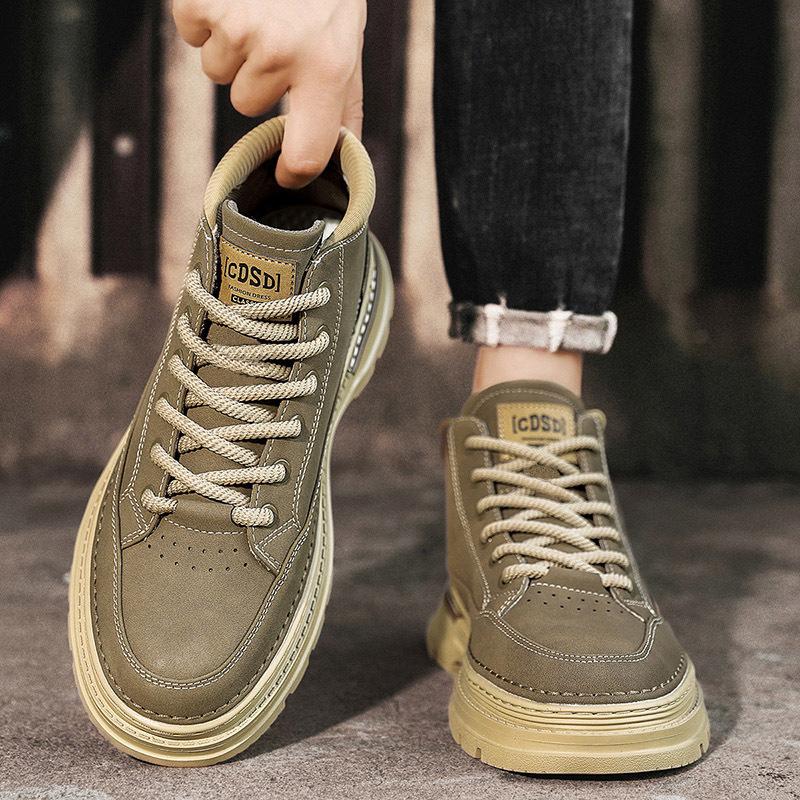 

Мужская обувь новая осень универсальная спортивная обувь мужская повседневная водонепроницаемая черная рабочая модная обувь 44