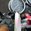 Motorcycle Anti-Theft Key Lock Helmet Holder Black