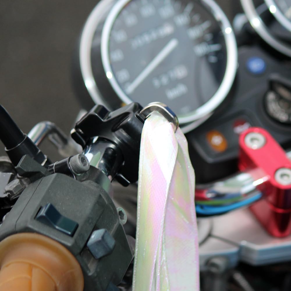 Motorcycle Anti-Theft Key Lock Helmet Holder Black