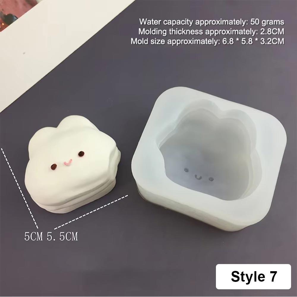 1Pcs Animal Bunny Kitten Silicone Mold Multifunctional Cute Candle Mold Cartoon Baking Mould