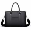 Men's Bag Business Commuter Shoulder Bag Men's Tote Computer Bag Horizontal Double Zipper Briefcase Crossbody Bag