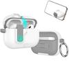 Shockproof Protective Case Phone Stand Case Magnetic Auto Lock TPU Shockproof Protective Sleeve for Wireless Earbuds