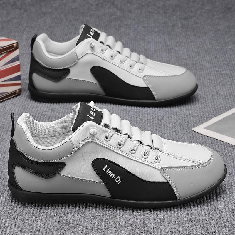 2025 autumn new versatile low-top men's casual shoes youth fashion leather shoes sports trend men's shoes