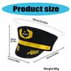 Stylish Flyer Hat Adjustable Captain Hat Sun Protecting Comfortable Hat for Aviation Enthusiasts And Outdoor Activity