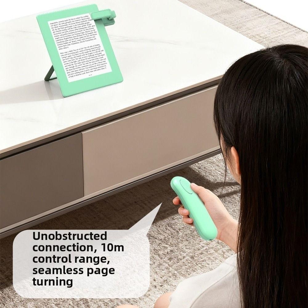 2-in-1 Remote Page Turner Rechargeable Automatic Clicker for Kindle E-book Reading