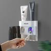 No-Drill Dual Automatic Toothpaste Dispenser Set