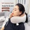 Electric U-Shaped Memory Foam Neck and Cervical Spine Massager Pillow for Home and Travel