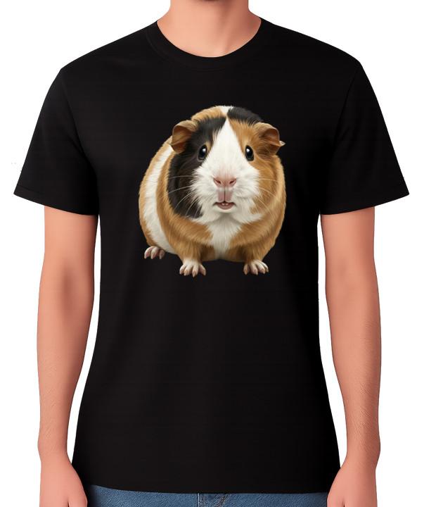 Cute Guinea Pig T-Shirt Illustration Animal Lover Gift Unisex Tee 3XL