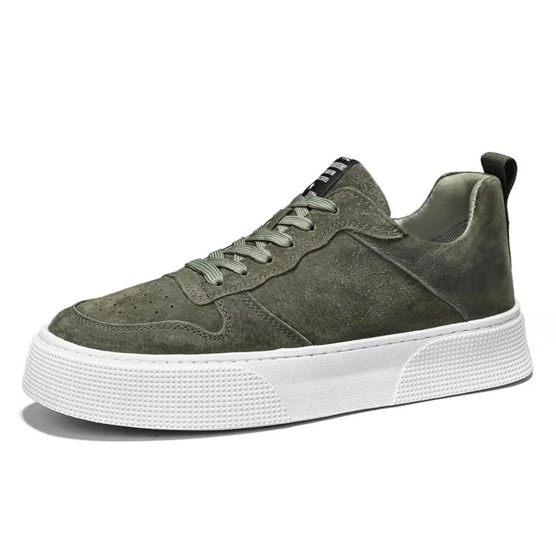 Fashion Leather Men Shoes Handmade Breathable Mens Casual Shoes Comfortable Men Walking Sneakers Boat Shoes Plus Size 39-46