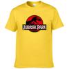 Cartoon dinosaur T-shirt printed summer dinosaur T-shirt funny Harajuku top Jurassic offline park T-shirt A286