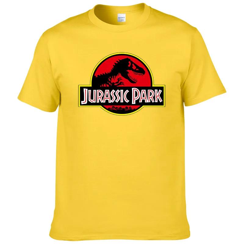 Cartoon dinosaur T-shirt printed summer dinosaur T-shirt funny Harajuku top Jurassic offline park T-shirt A286