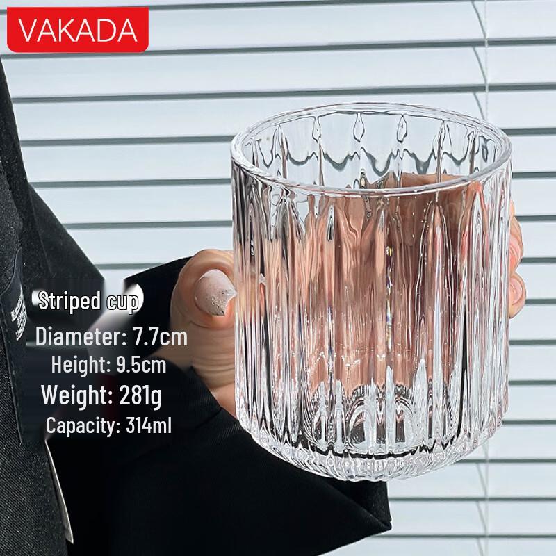VAKADA Crystal Whiskey & Cocktail Glass