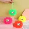 Squishy Quirky Flashing Hedgehogs Squeeze Ball Pinch Funny Cute Glowing Big Eye Furry Ball Sensory Fidget Decompression Kids Toy