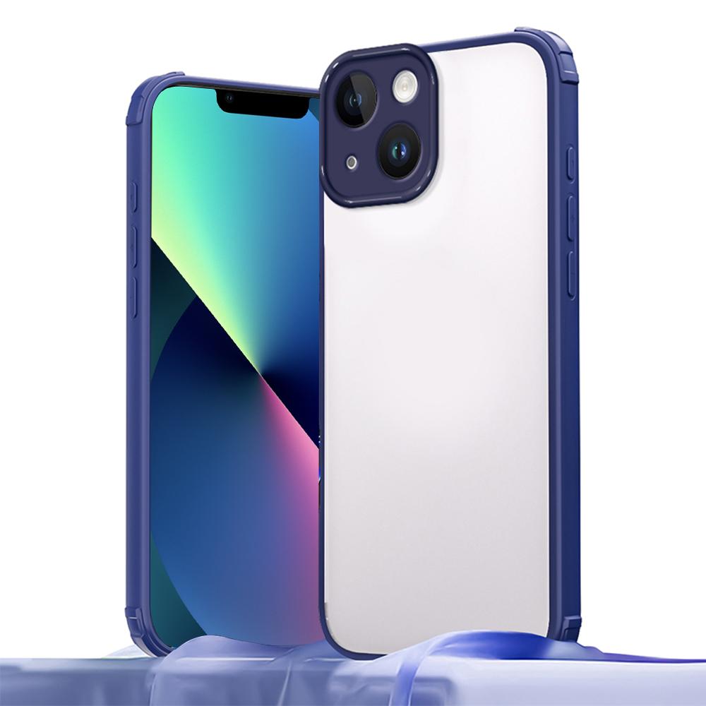 For iPhone 13 Case Reinforced Corner Shockproof TPU + Acrylic Phone Cover