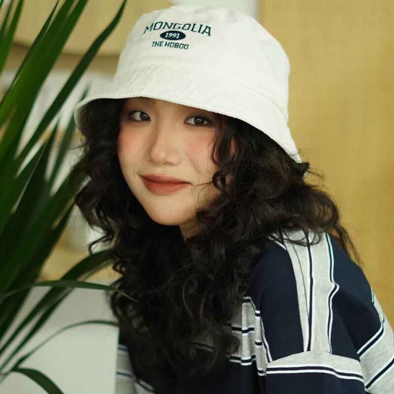 MEET SUNNYACE.F Embroidered Letter Bucket Hat