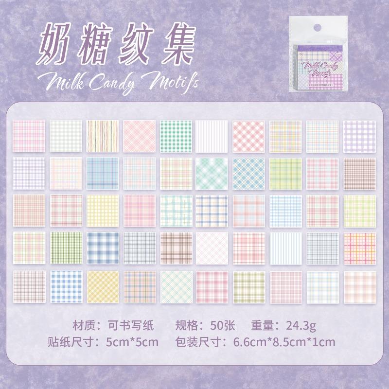 Vintage Retro Style Adhesive Sticky Notes For Journal Decoration
