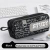 Oxford Cloth Double Layer Pencil Case For Students With Large Capacity And Minimalist Style