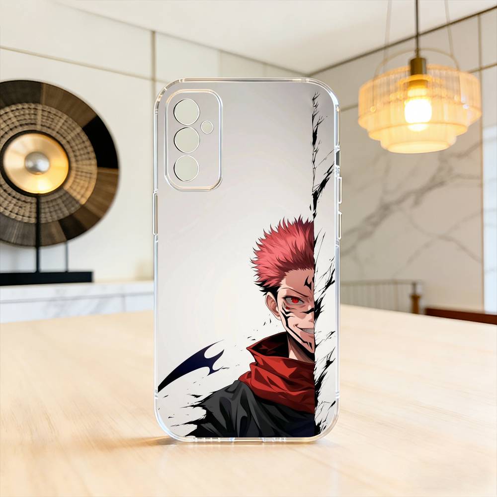 J-Jujutsu K-Kaisen Itadori Y-Yuji Phone Case For SamsungA10,12,20,21S,30,31,40,50,51,52,70,71 Transparent Cover
