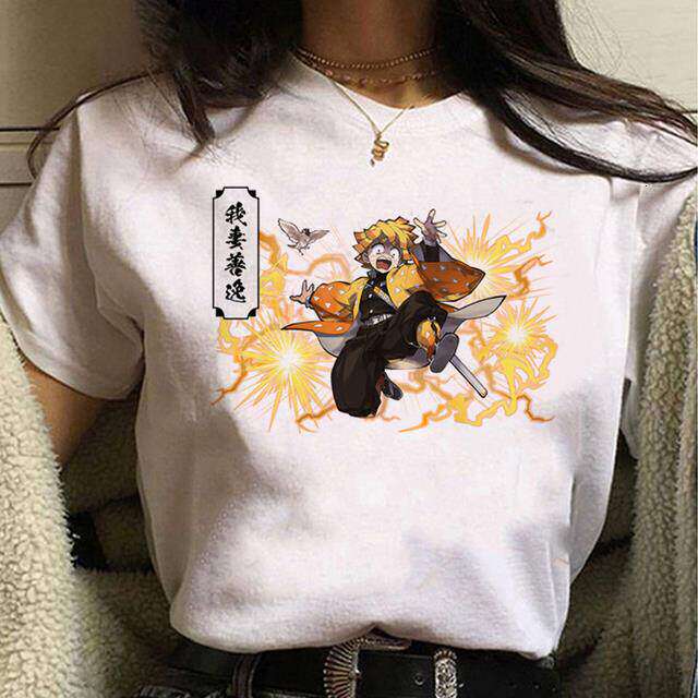Demon Slayer T-Shirt - A Trendy, Casual Crew-neck, Oversized, Fun Short-sleeved Children's and Adult T-shirt.