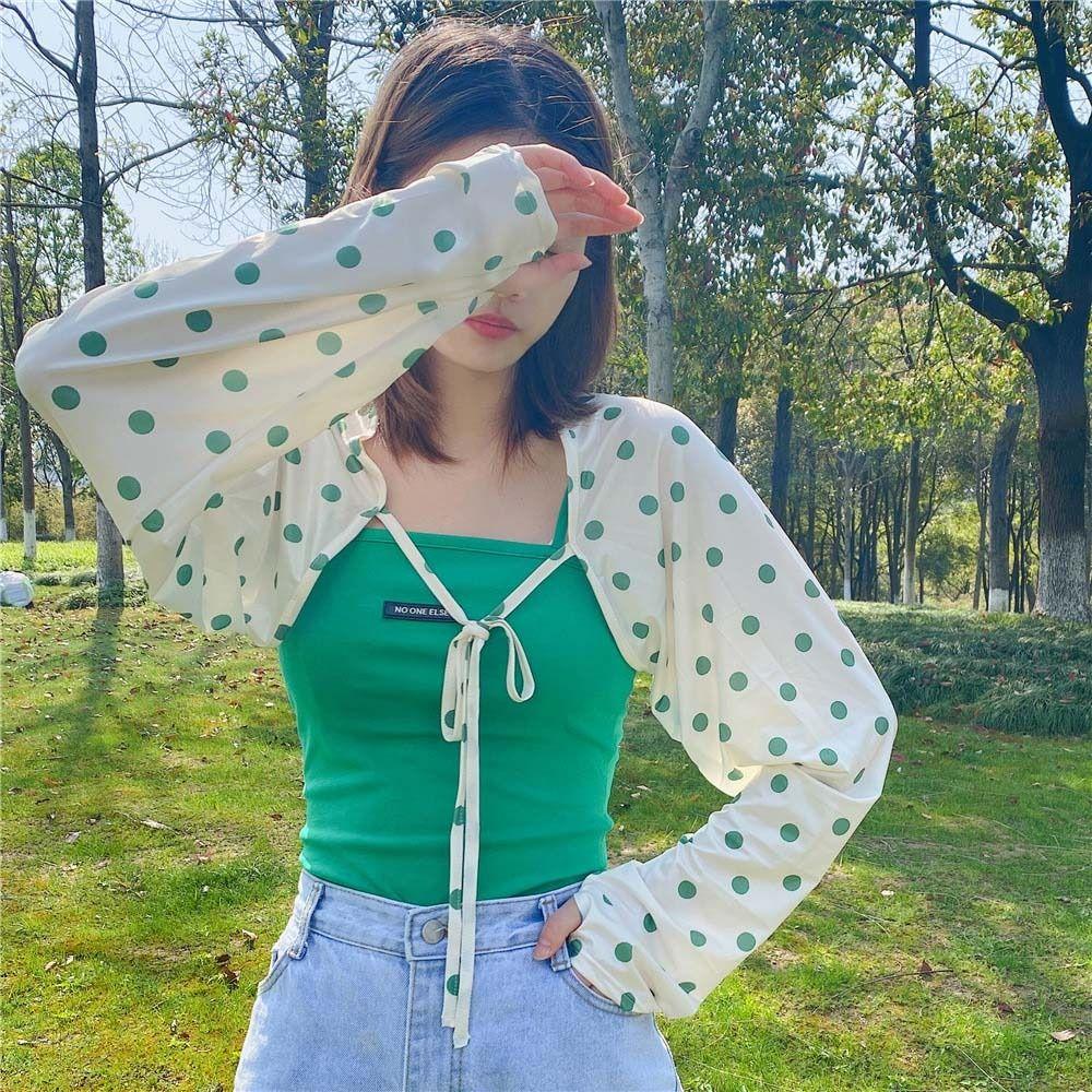 

Cycling Driving Long Sleeve Long Cuff Riding Sun Protection Arm Sleeves Shawls Ice Silk Sleeves C