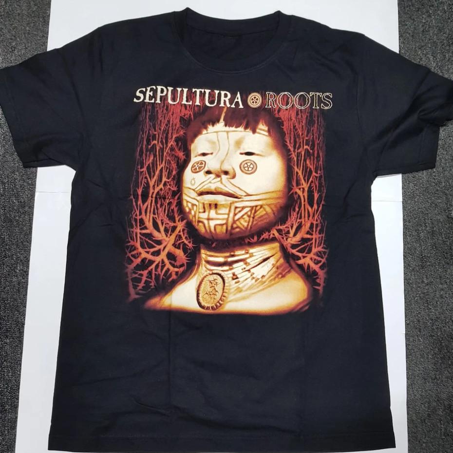 Sepultura Band Black Unisex Short Sleeve T-shirt, Size S-4XL