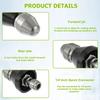 Universal 1/4" High-Pressure Pipe Dredging Nozzle - Municipal Sewage Cleaning Machine Bullet Nozzle