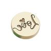 Emboss Sealing Wax Stamp Head Brass Sealing Stamp Wax Seal Stamp Head Replacement for Envelope Sealing, Greeting Cards