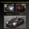 1:24 Alloy GTR Cars Models Diecasting Toys Light Music Miniature Vehicles Wheel Pull Back Sports Car for Kids Decoration Gifts