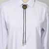 Stylish PU Leather Wax Rope Necklace Lightweight Bolo Tie Necktie Unisex Design For Everyday Casual Or Prom Occasion