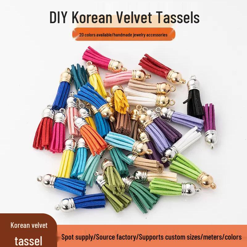 Korean Velvet Cord DIY Jewelry Gift Box Accessories Double-Sided Suede Ribbon