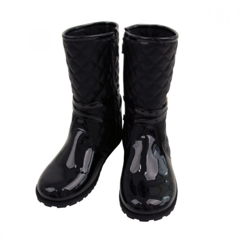 

The Coffee Bean Tea Leaf Black Quilting Long Boots By62af01bk BK/190