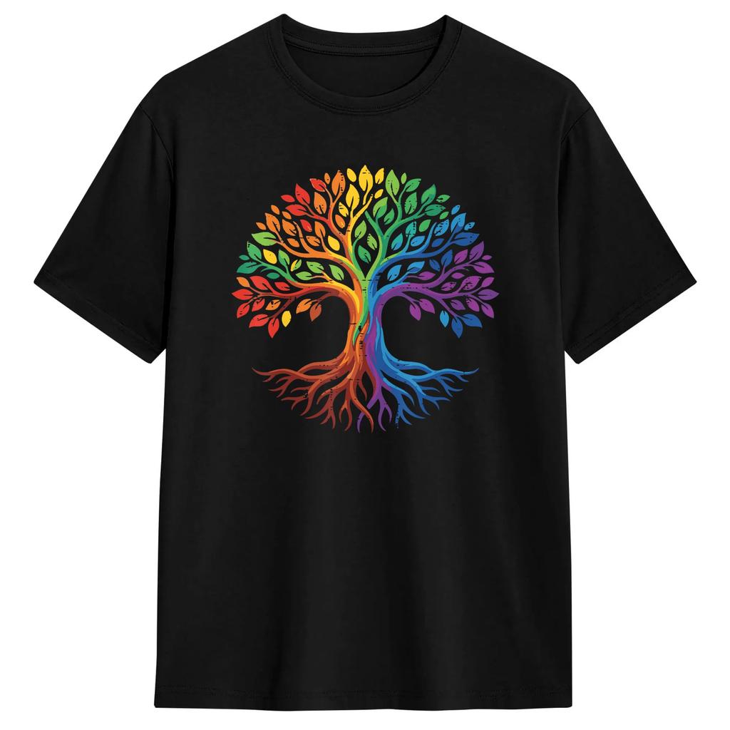 Huunisex Lgbt Flag Gay Pride Month Tshirt Unisex Awesome Tshirts Summer Crewneck Harajuku Tees Dropshipping Oversized Tops