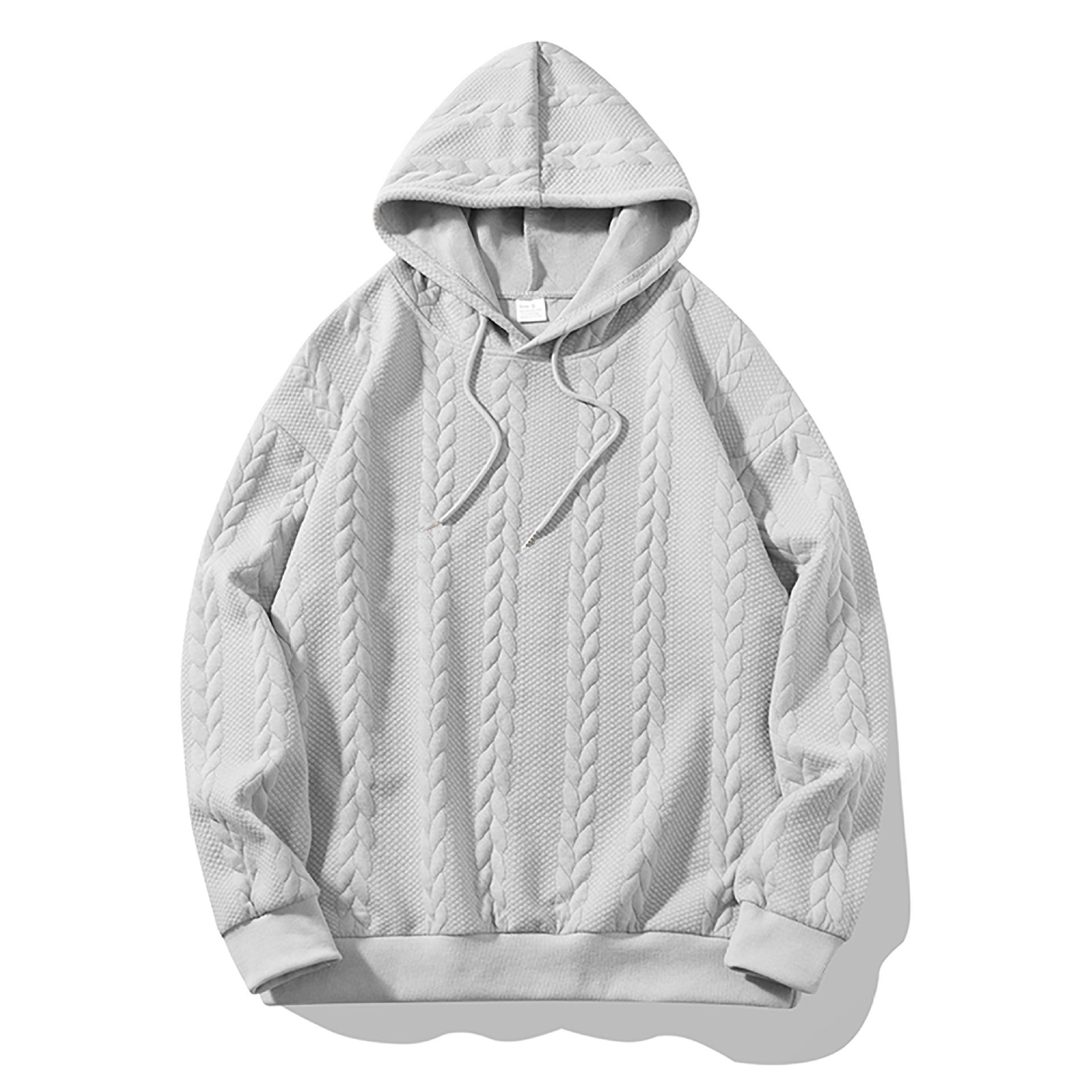 

Мужская новинка однотонная повседневная толстовка с капюшоном универсальный худи с длинным рукавом топ в нескольких оттенках XXL серый