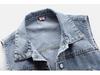 2022 Women's Slim Fit Lace-Up Denim Vest with Large Pockets - Summer Thin, Versatile, and Flattering.