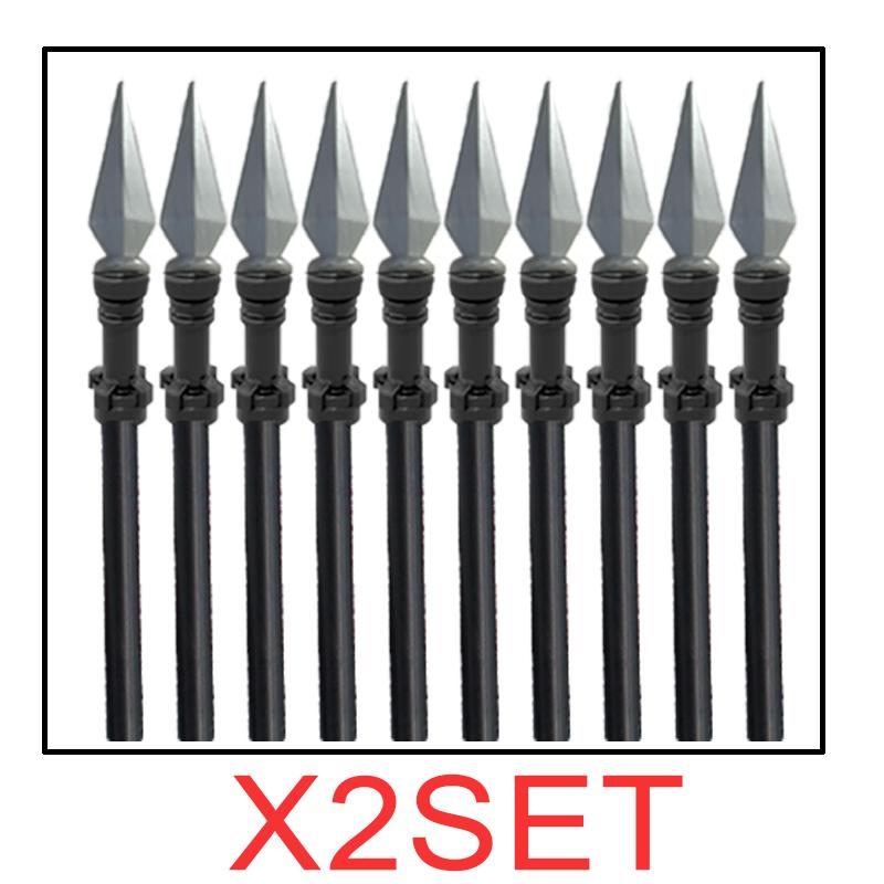 MOC Medieval Building Blocks Character Parts Model Toy Castle Knight Soldier Sword Bow Armor Shield Spear Piercing Parts Bricks
