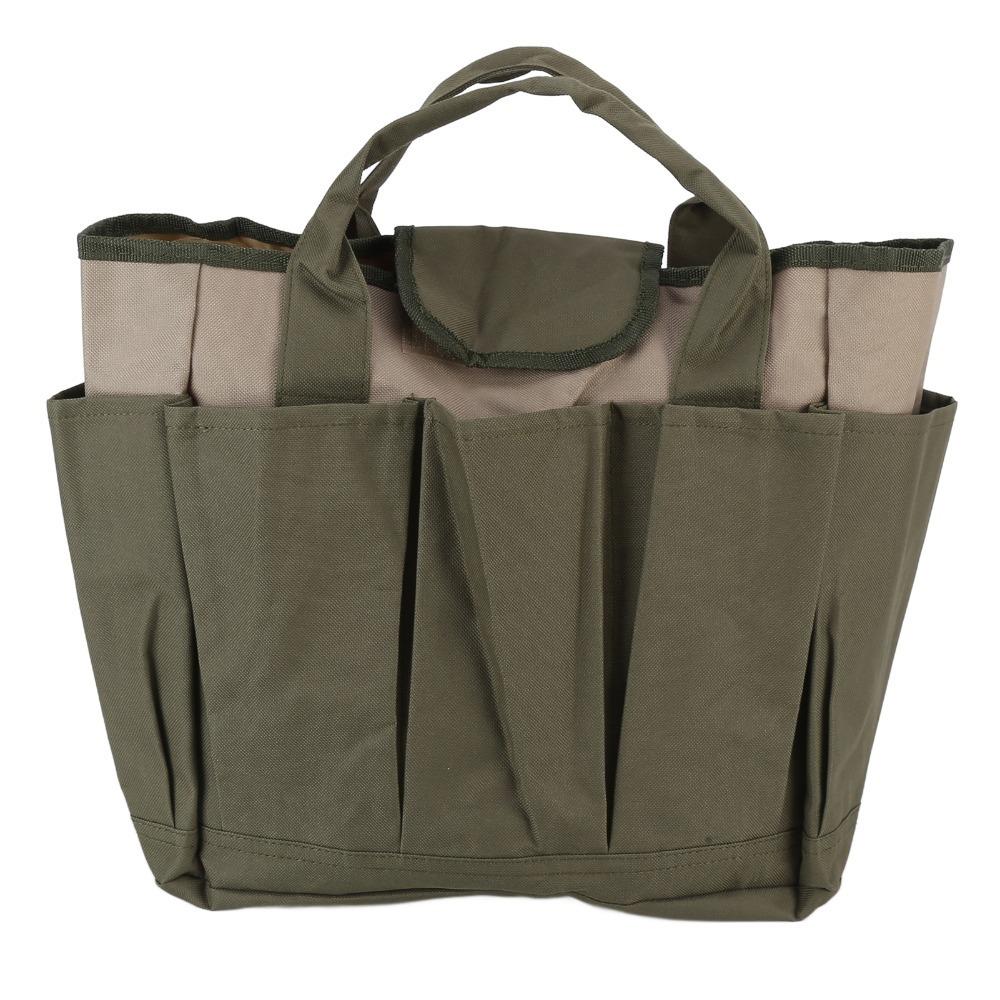Large Capacity Garden Tool Storage Bag Oxford Cloth Garden Tools Bag  Household Tool Organization хаки/зелёный
