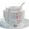 42-Piece Northern Landscape Bone China Dinner Set
