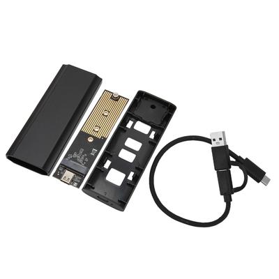 M.2 NVME SATA SSD Enclosure Adapter USB3.2 Gen2 Type C Interface 10Gbps Support UASP for SSDs 2230
