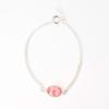 HR 94B_Oval Rose Quartz Bracelet