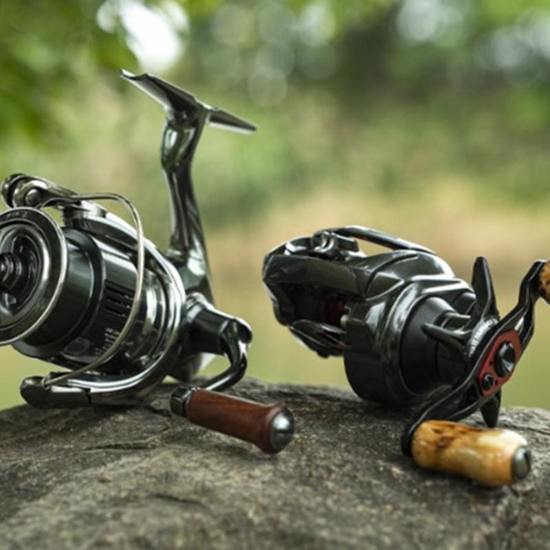 Fishing Wheel Modification Grip Solid Wood Handle Replacement Casting Reel Handle Baitcasting Fishing Reel Rocker Handle