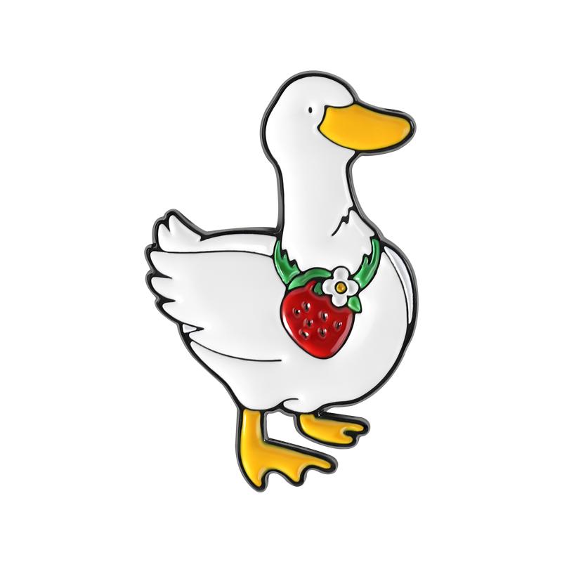 You're Ducking Awesome Enamel Pins Sorry I'm Late I Was Dilly Dallying Brooch Badge Cartoon Ducks Jewelry Gift for Friends