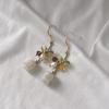 Handmade 925 Silver Lily of the Valley Earrings - French Retro Design