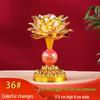 LED Seven-Colored Lotus Buddha Lamp - Rechargeable Guanyin Offering Light