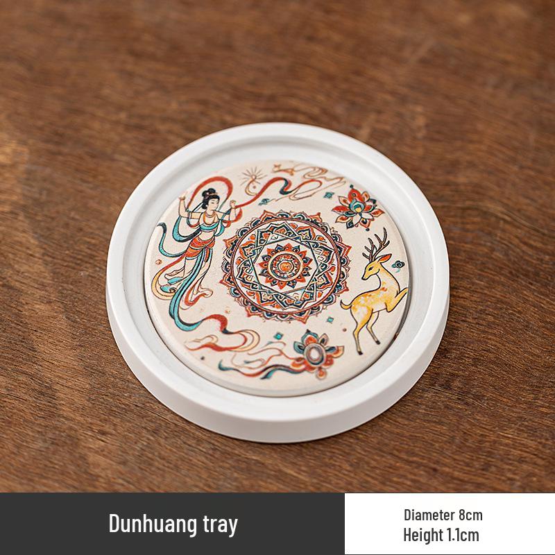Fisherman Fishing Line Incense Holder: Indoor Tea Ceremony Ornament, Alloy Incense Burner Base.