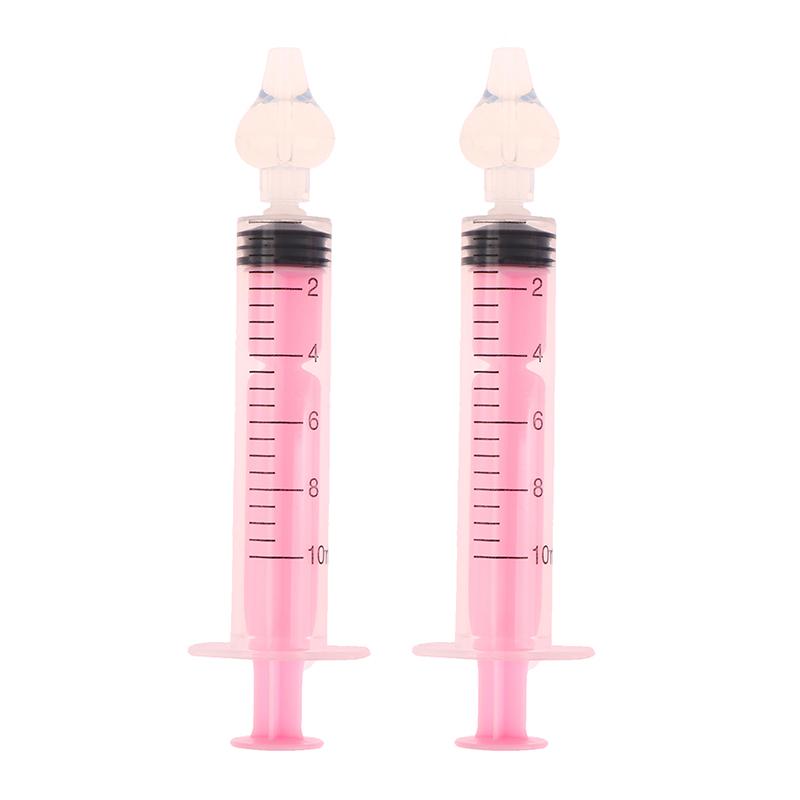 1Pc 10Ml Baby Silicone Nasal Aspirator Nasal Syringe For Infant Safe Nasal Washer Needle Tube Cleaner Newborns Nose Cleaner