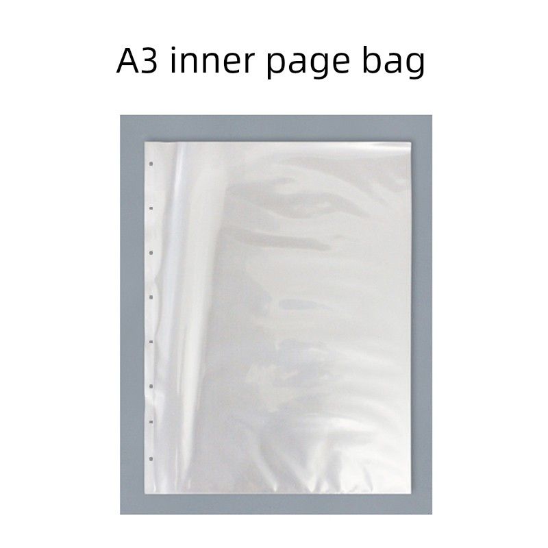 

Portable Certificate Of Merit Certificate Art Works Test Paper Clip Loose-Leaf A3 Inner Bag-10 Sheets