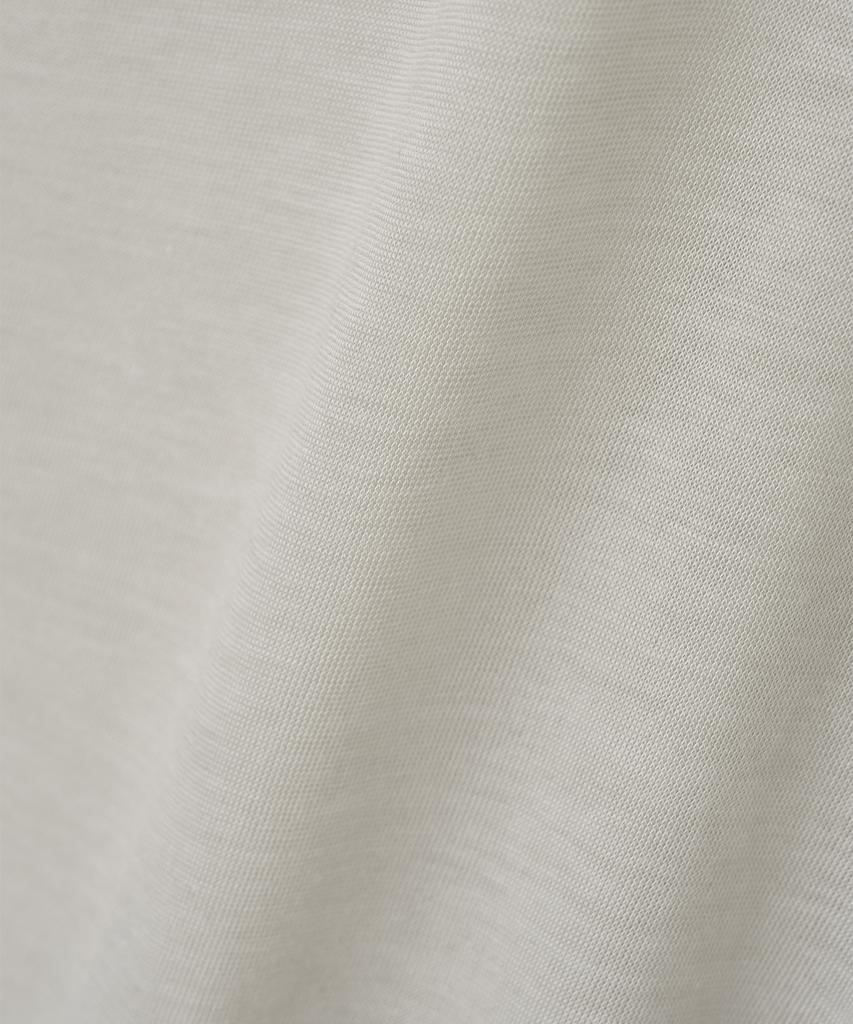 MILLO WOMEN Sheer Tencel Strap T-Shirt [Light Grey]