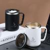 Double Layer Insulated Coffee Mug With Lid Double Wall Coffee Tumbler  Home