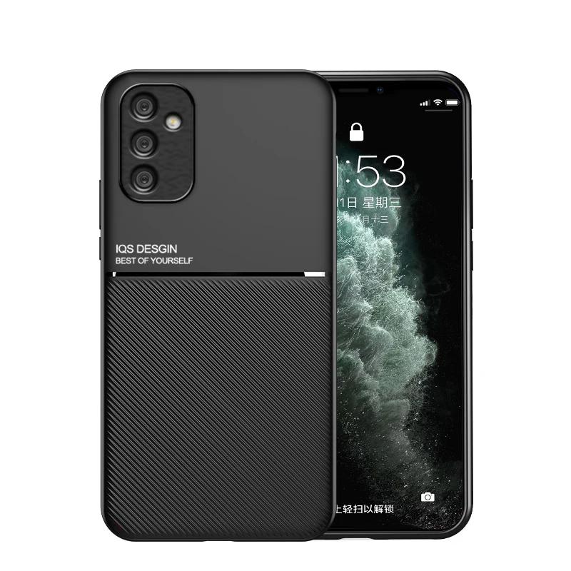 Für Samsung Galaxy A70 Hülle Magnetische Autohalterung Handyhüllen Samsung A50 A20 A30 A50S A10S Stoßfeste Weiche PU-Leder Rückabdeckung